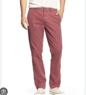 Banana Republic Dusty Red Aiden Chino